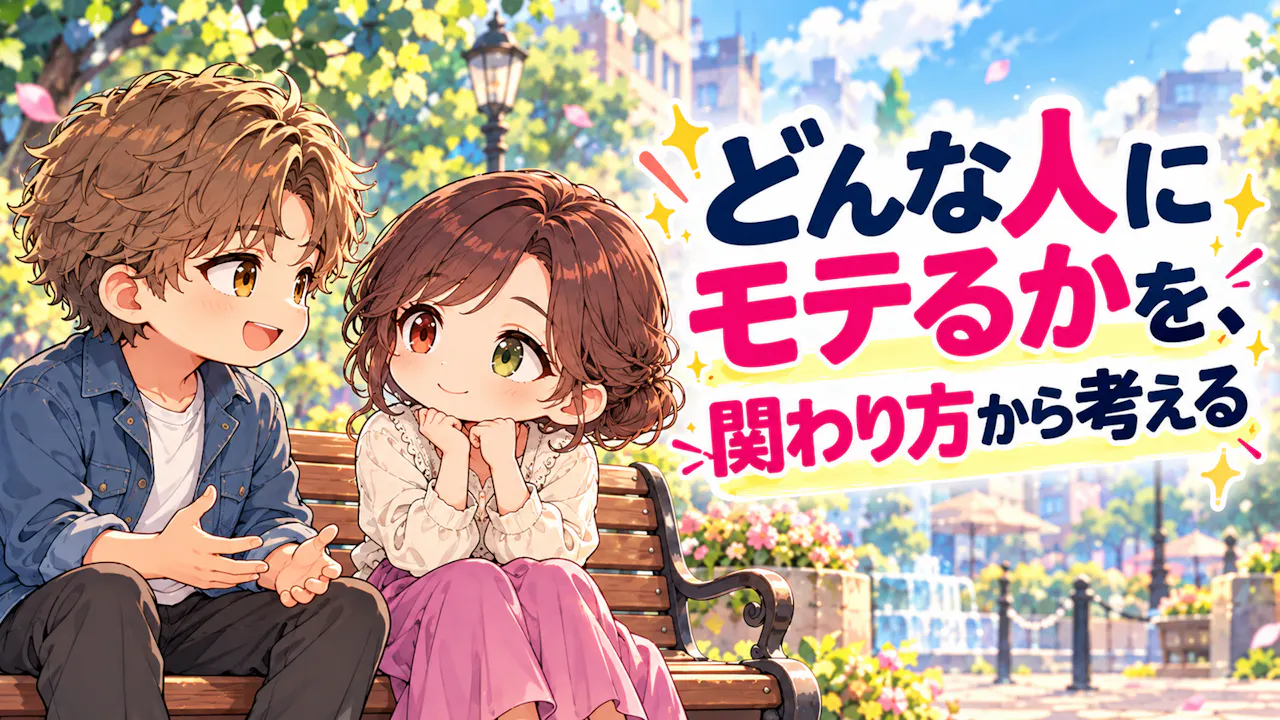 どんな人にモテるかを、関わり方から考える