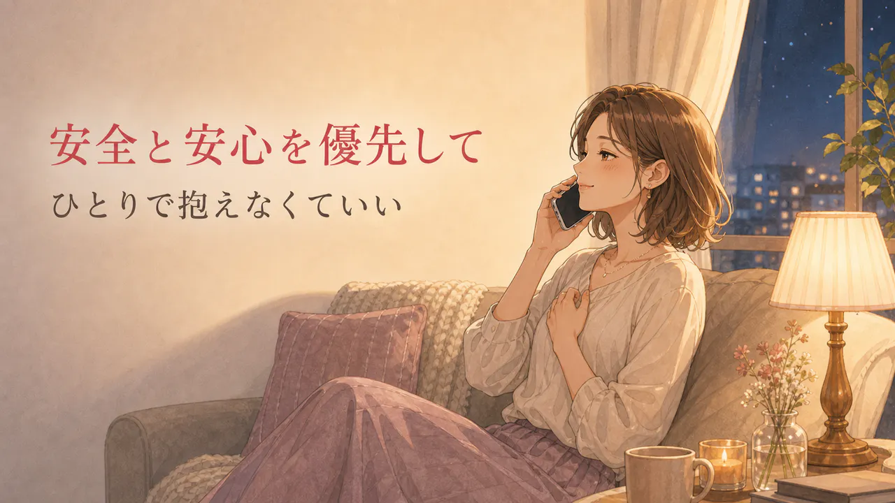 安全と安心を優先したいサイン