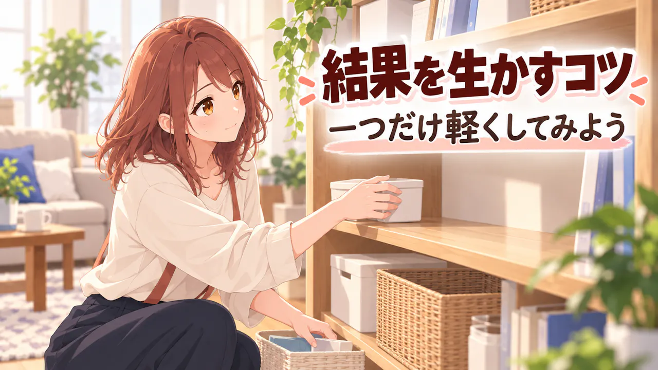 結果を暮らしに生かすコツ