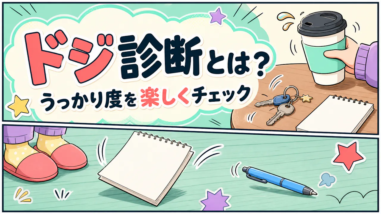 ドジ診断とは？