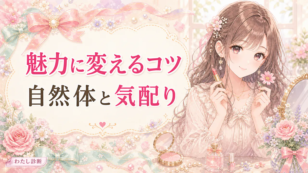 あざとさを魅力に変えるコツ
