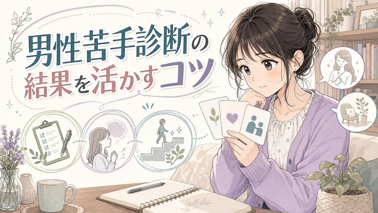 男性苦手診断の結果を活かすコツ