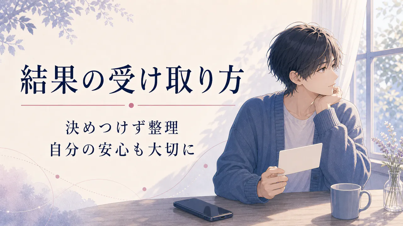 結果の受け取り方