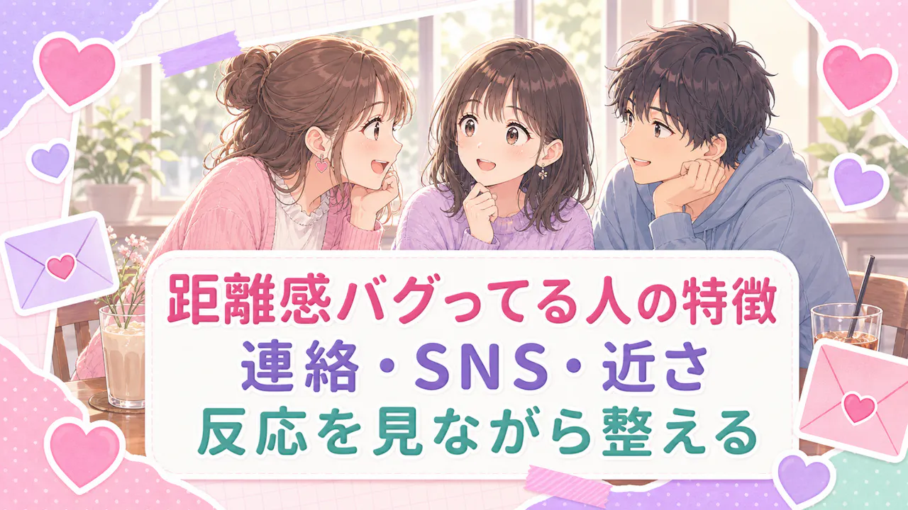 距離感バグってる人に見られやすい特徴