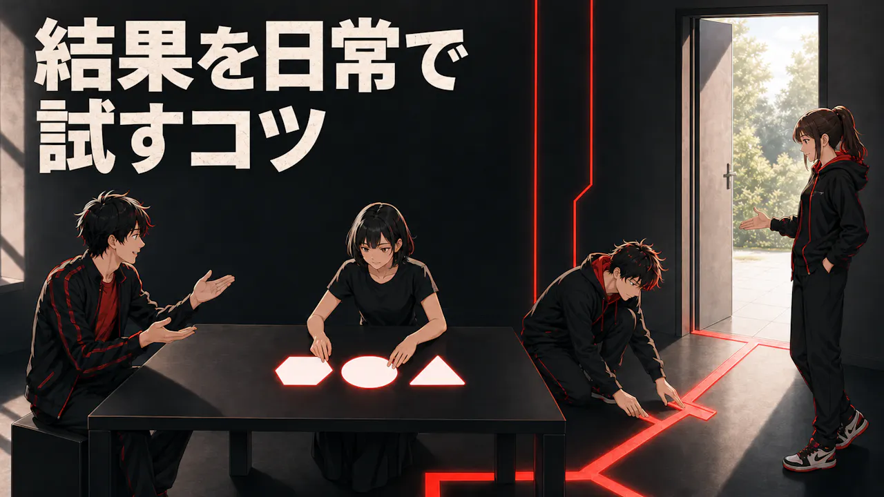 結果を日常で試すコツ