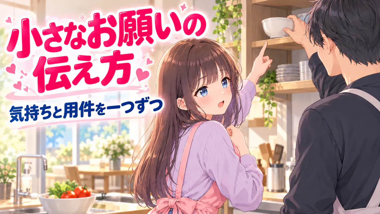 小さなお願いを伝えるコツ