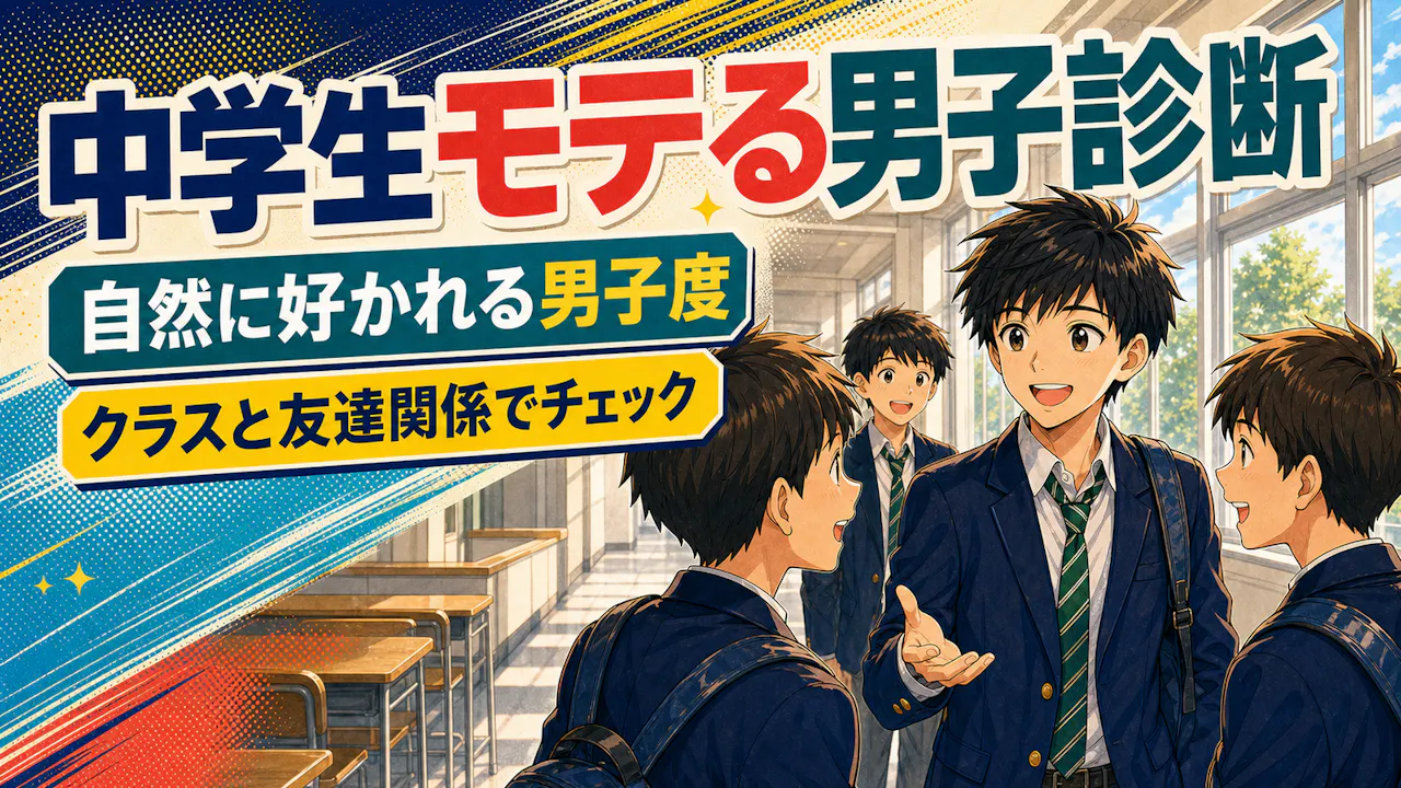 学校で自然に好かれる男子度とは？