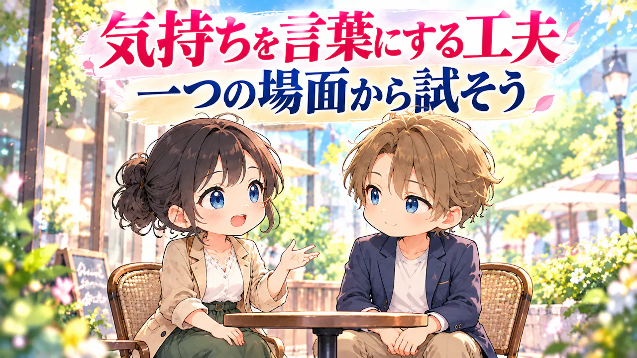 婚活で気持ちを言葉にする小さな工夫