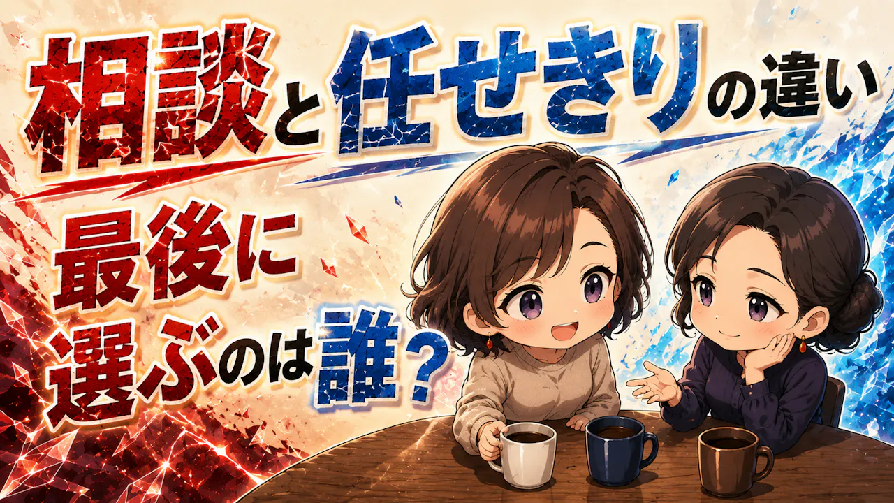 母親思いと判断を任せることの違い
