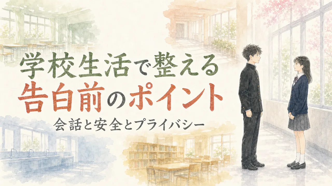 学校生活で告白の見込みを整えるポイント