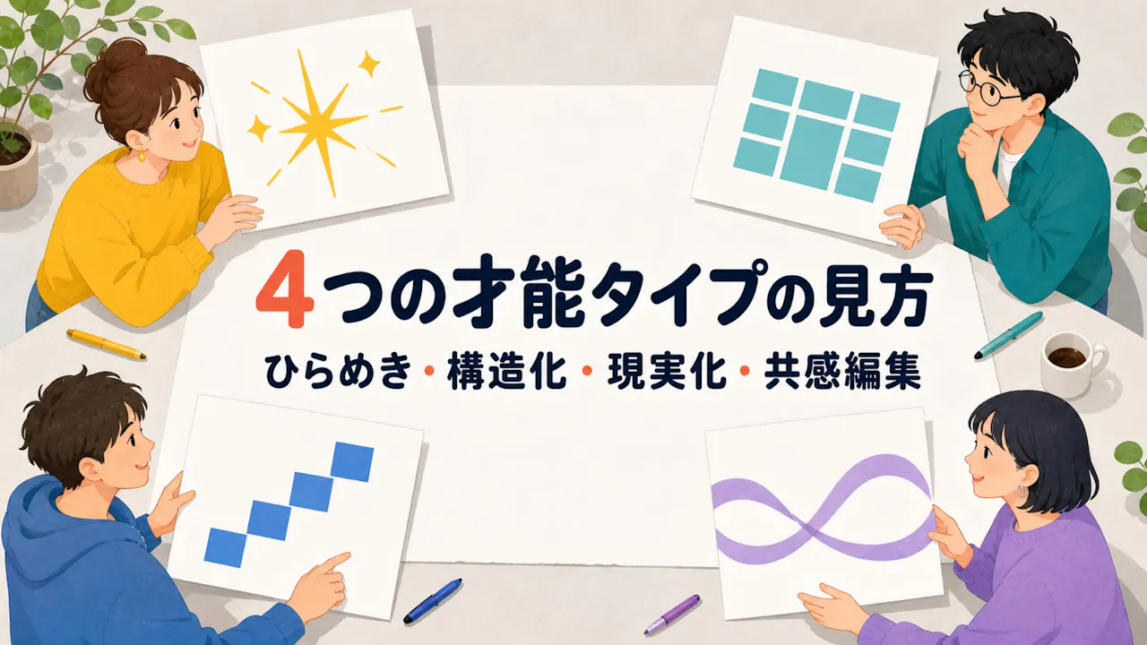 4つの才能タイプの見方