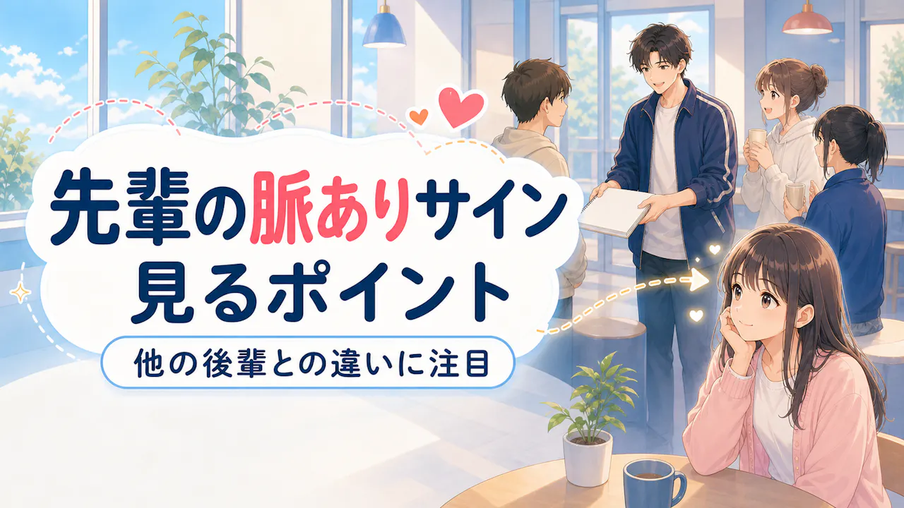 先輩の脈ありサインを見るポイント