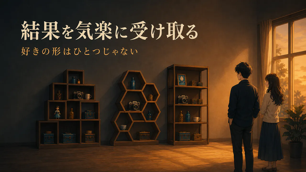 結果を気楽に受け取るために