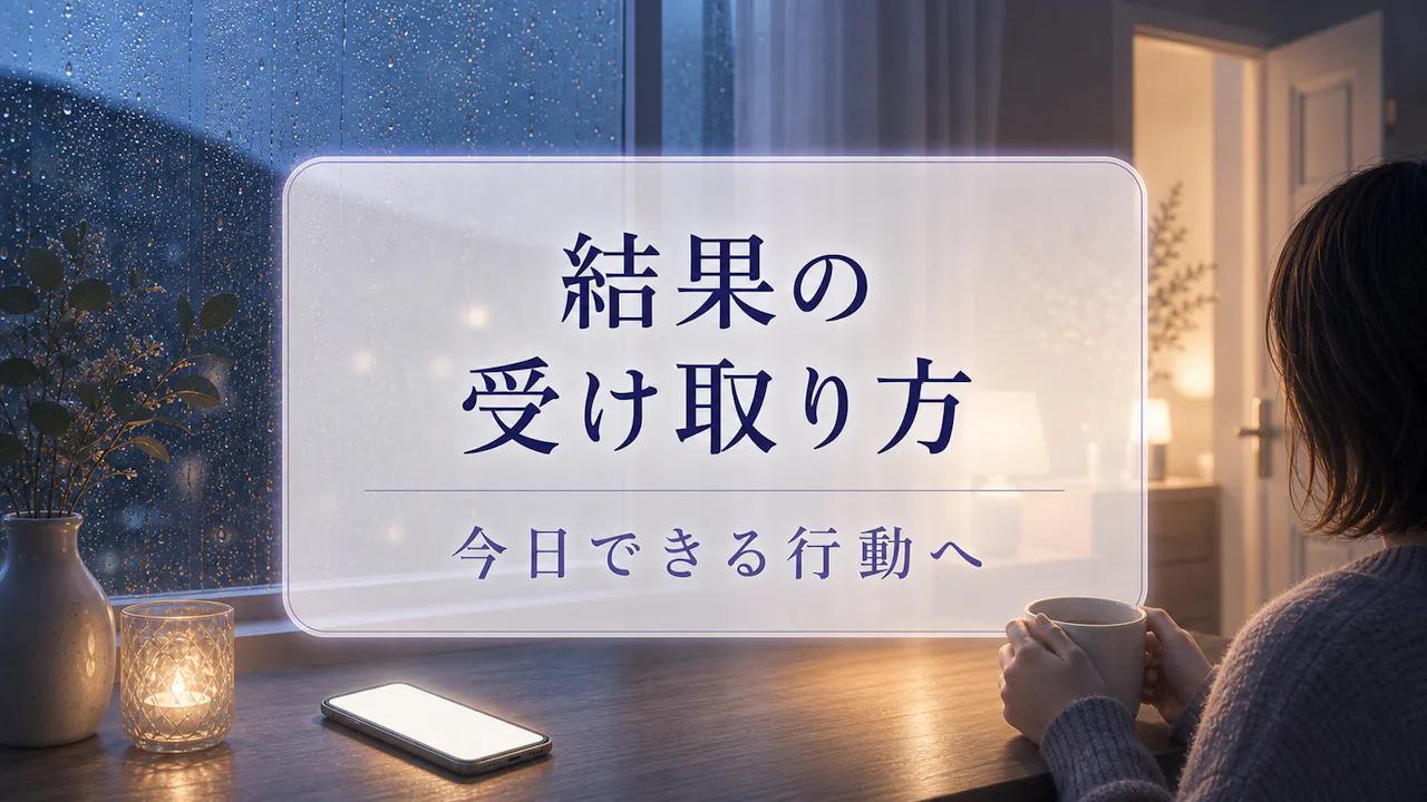 結果の受け取り方