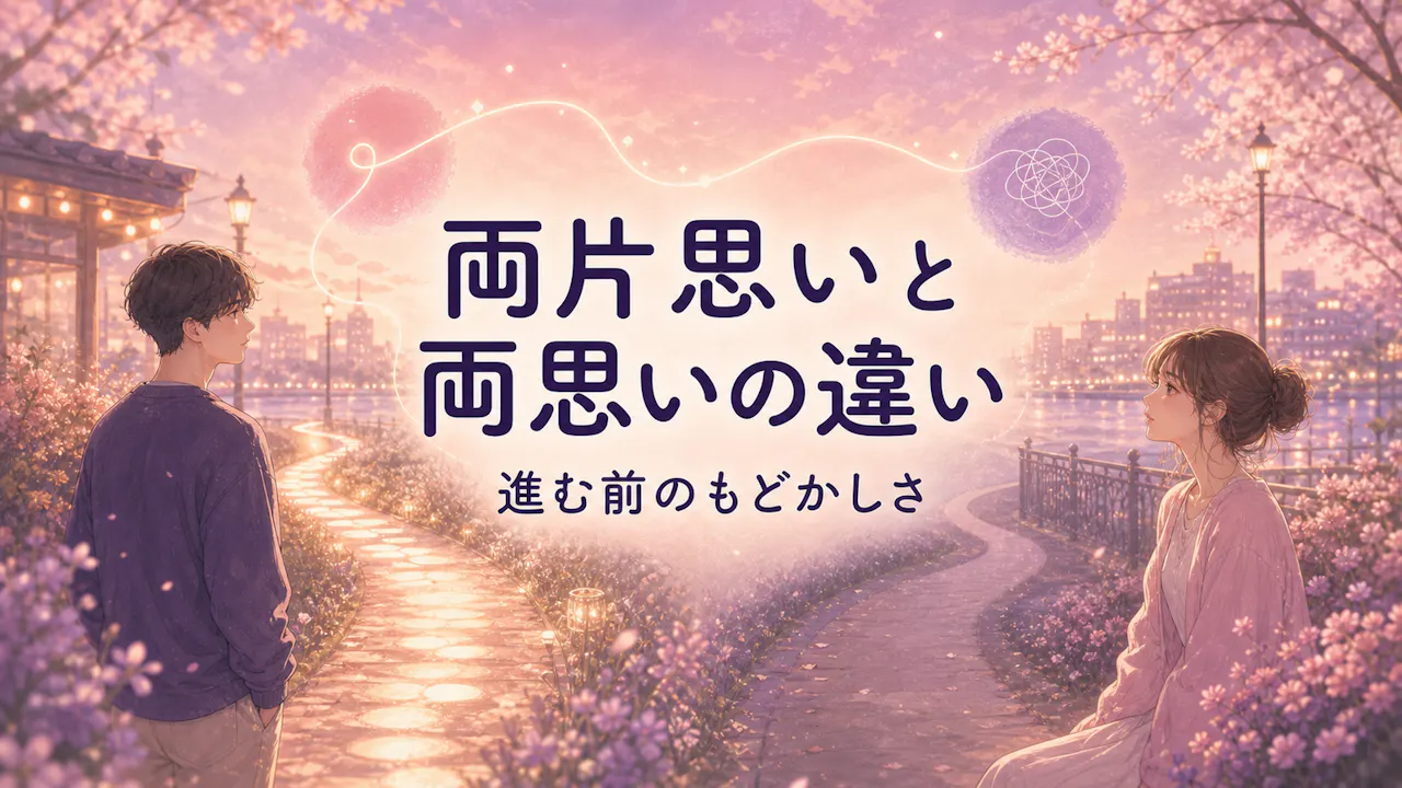 両片思いと両思いの違い