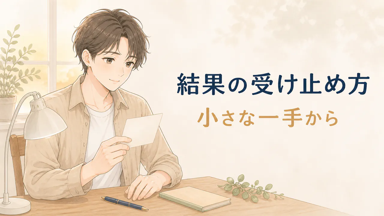 結果を行動のヒントとして読む