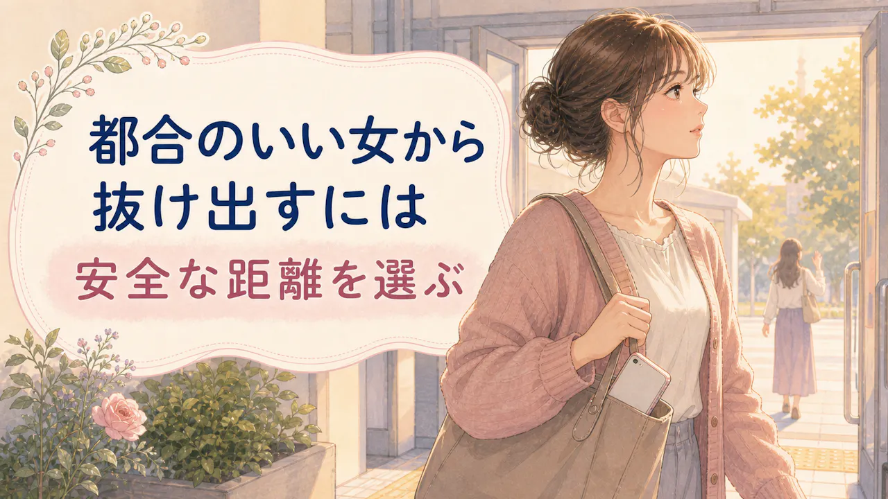 都合のいい女から抜け出すには