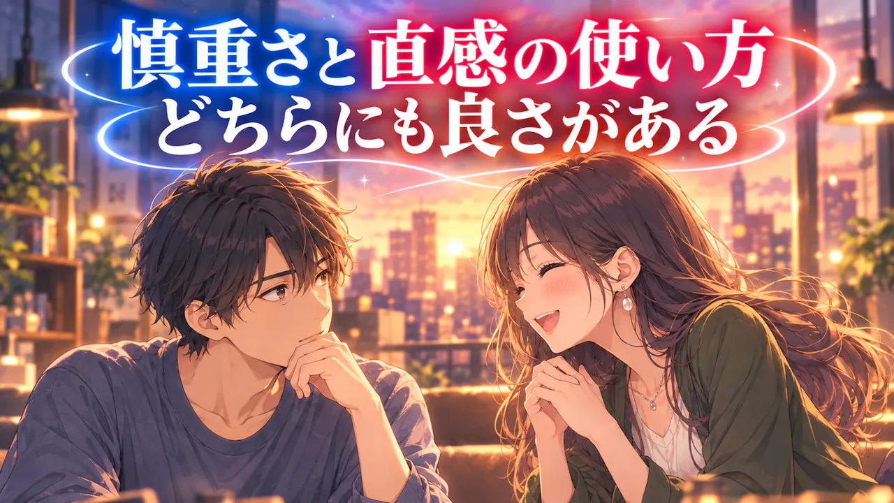 慎重さと直感はどう違う？