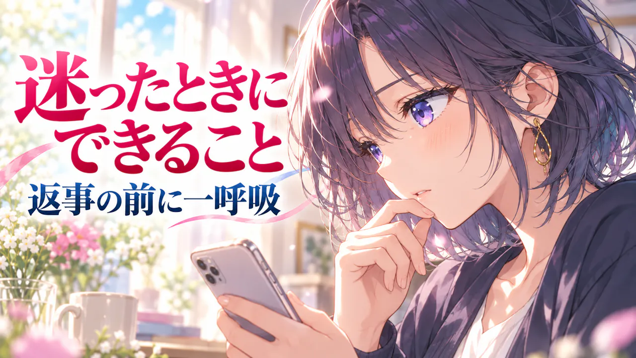 迷ったときにできること