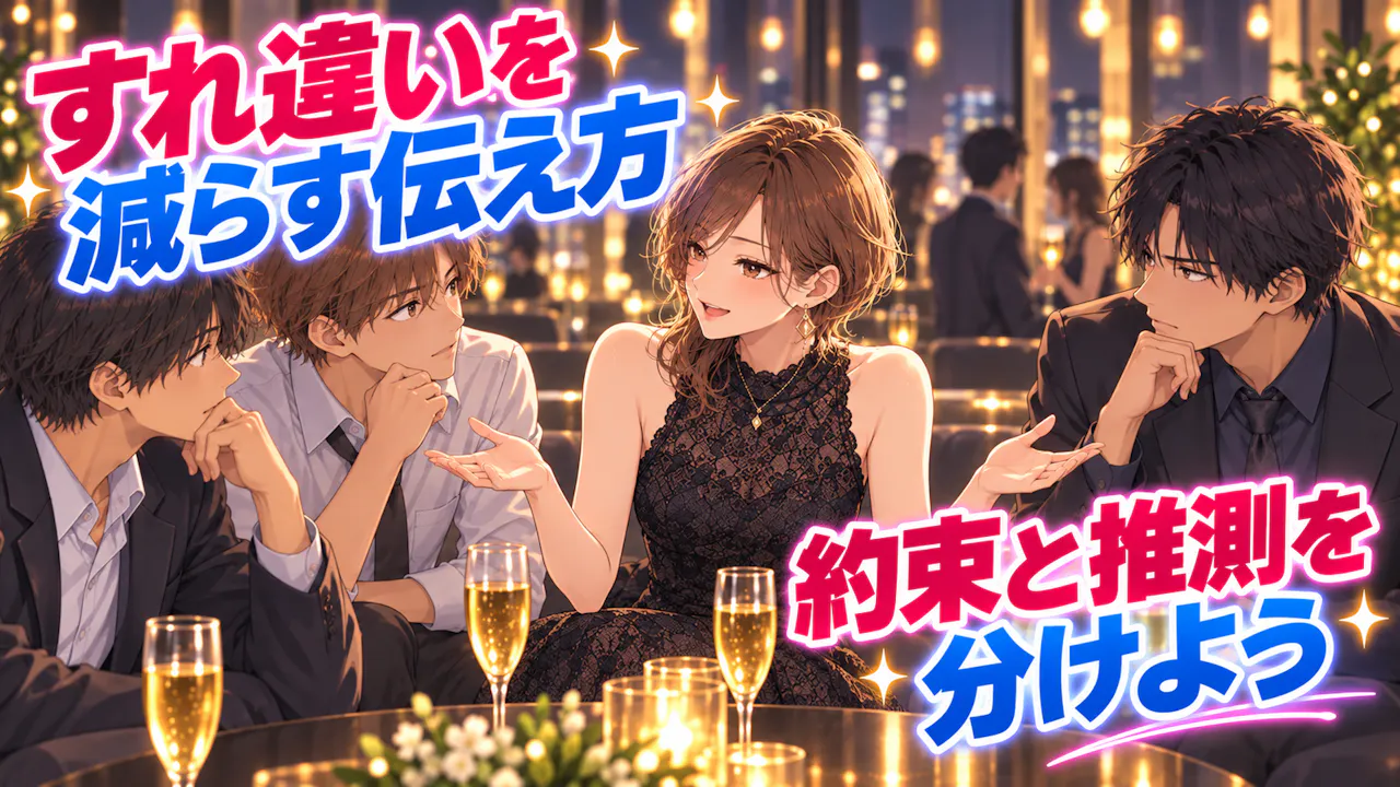 グループのすれ違いを減らす伝え方