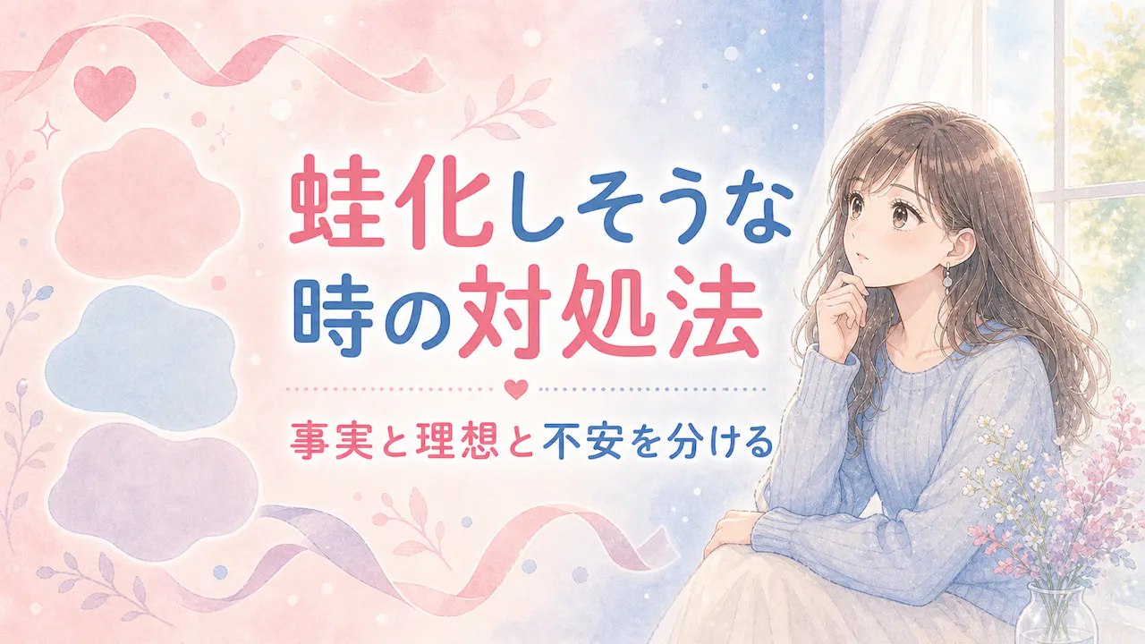 蛙化しそうな時の対処法