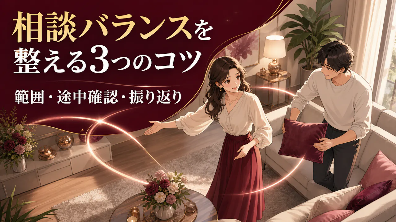 二人の相談バランスを整える3つのコツ