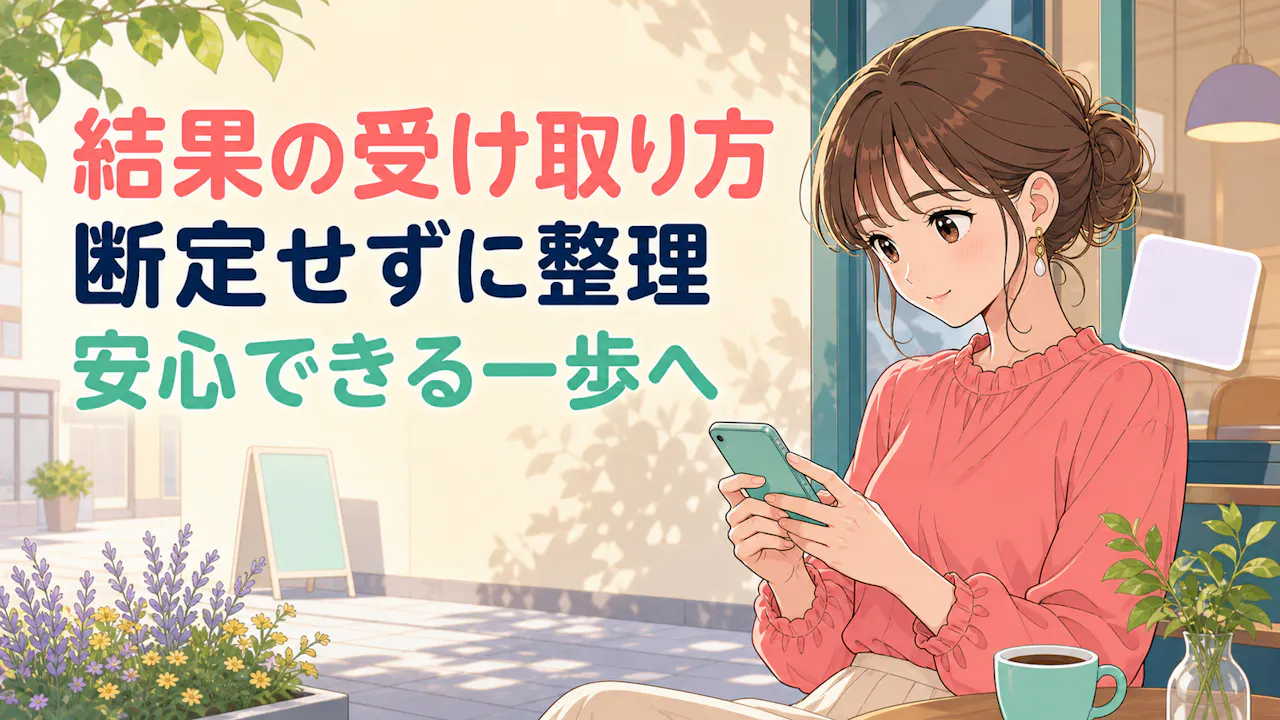 結果の受け取り方