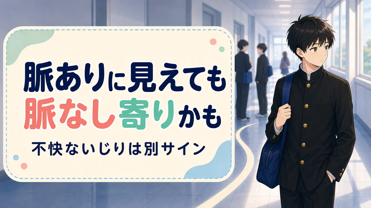 脈ありに見えて脈なし寄りの行動