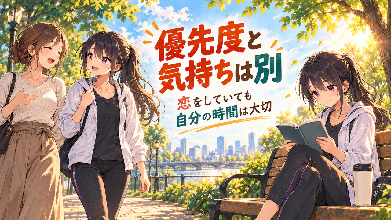 恋愛の優先度と気持ちの強さは別