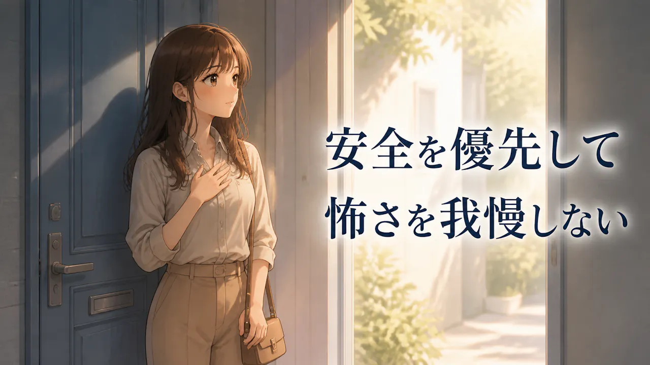 安全を優先したいサイン