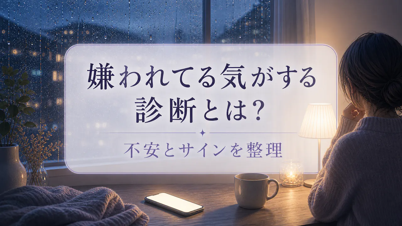 嫌われてる気がする診断とは？
