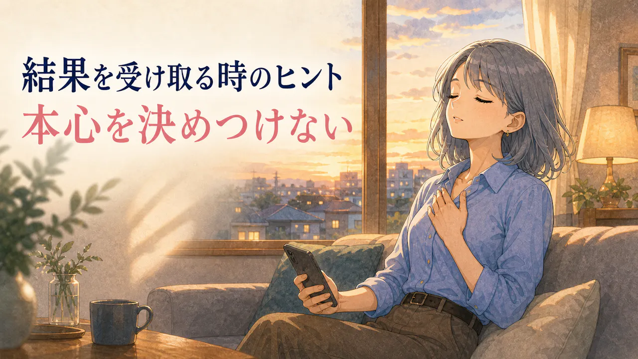 結果を受け取る時のヒント