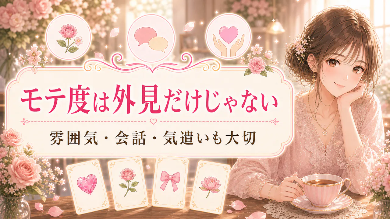 モテ度は外見だけで決まらない