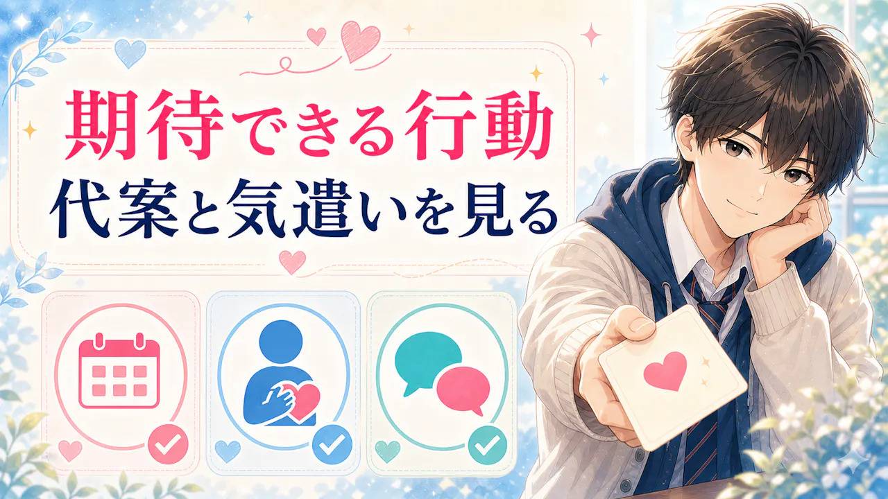 本当に期待できる男子の両思い行動