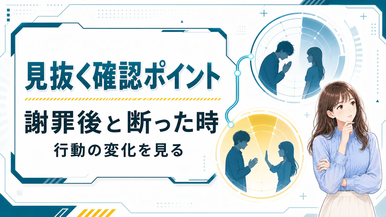 クズ男を見抜くための確認ポイント