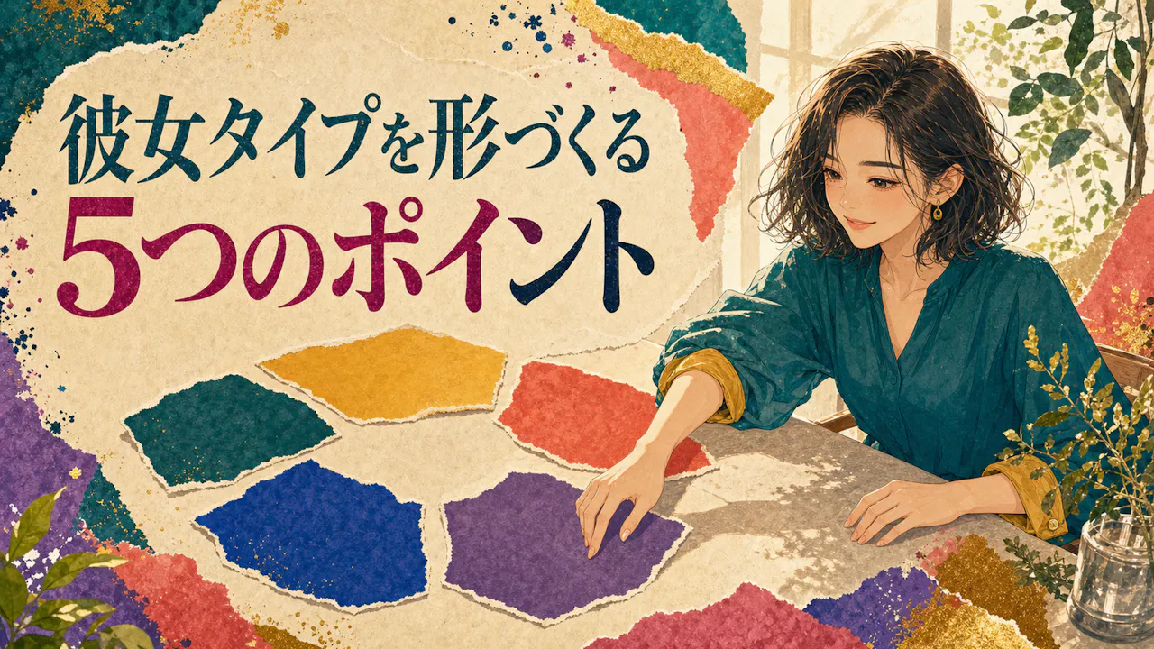 彼女タイプを形づくる5つのポイント