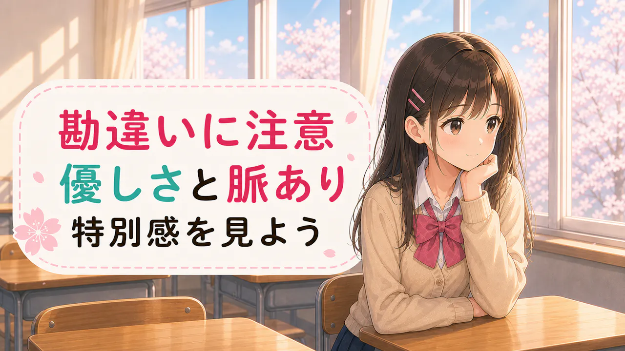 脈ありに見えて勘違いしやすい行動
