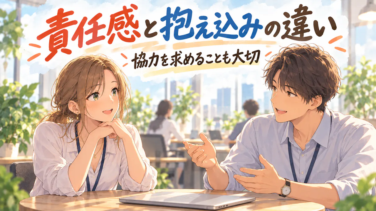 責任感の強さと抱え込みはどう違う？