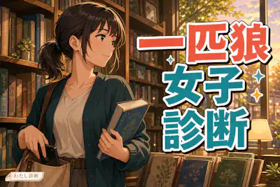 【一匹狼女子診断】群れない女度は何％？