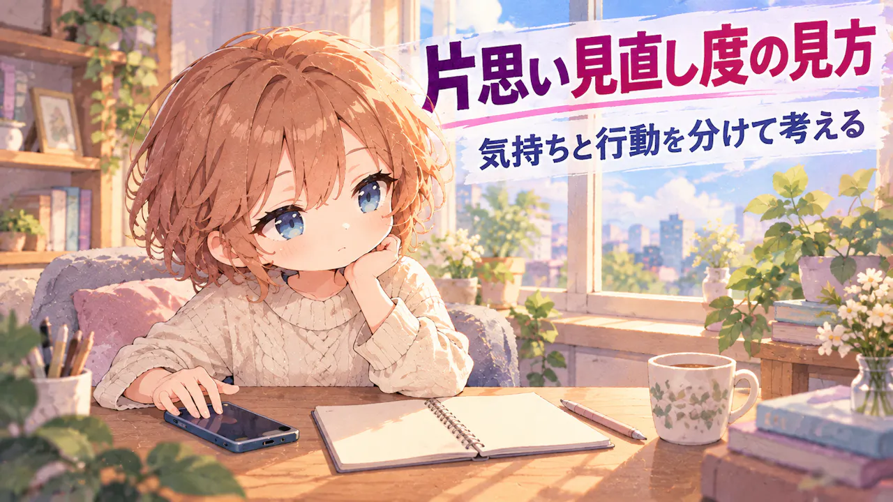 片思い見直し度の受け止め方