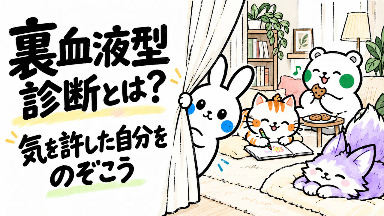 裏血液型診断とは？