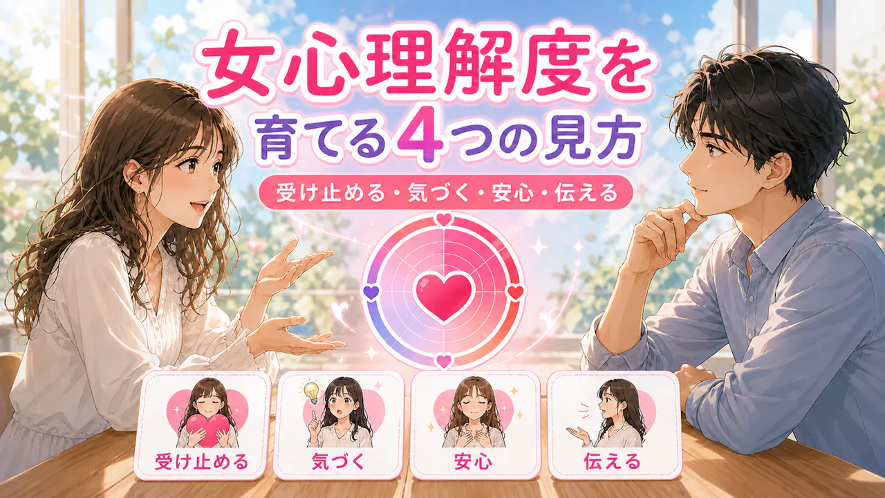 女心理解度を育てる4つの見方