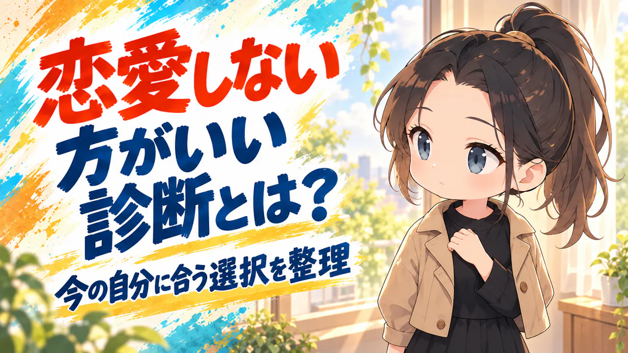恋愛しない方がいい診断とは？
