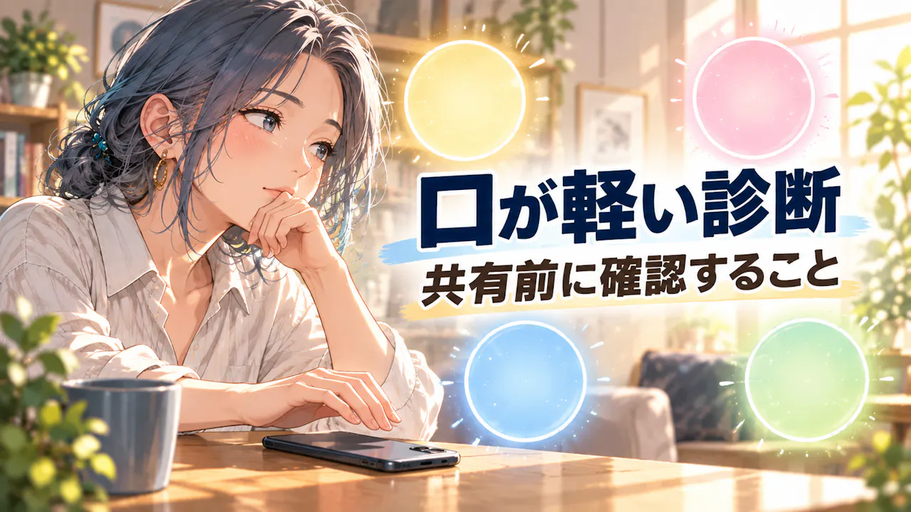 口が軽い診断とは？