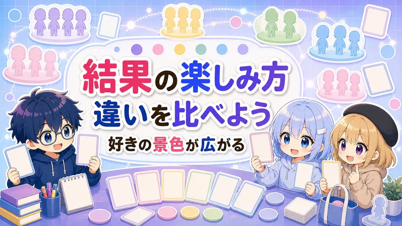 診断結果をもっと楽しむコツ