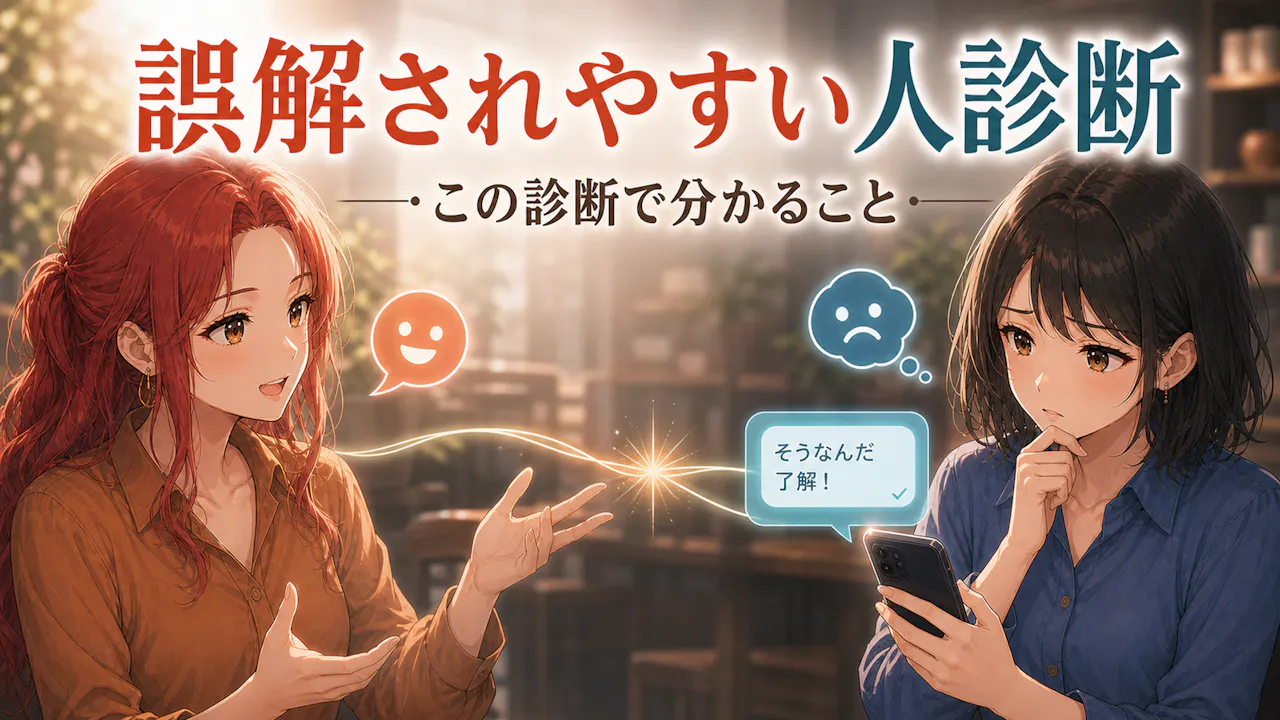 誤解されやすい人診断とは？