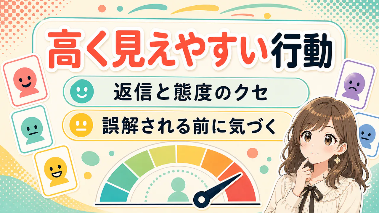 嫌われ度が高く見えやすい行動