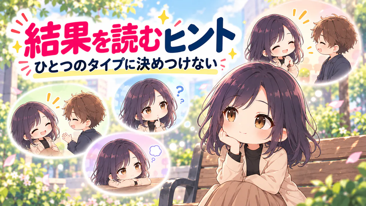 雰囲気タイプの結果を読むヒント