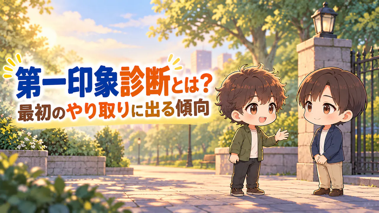 第一印象診断とは？