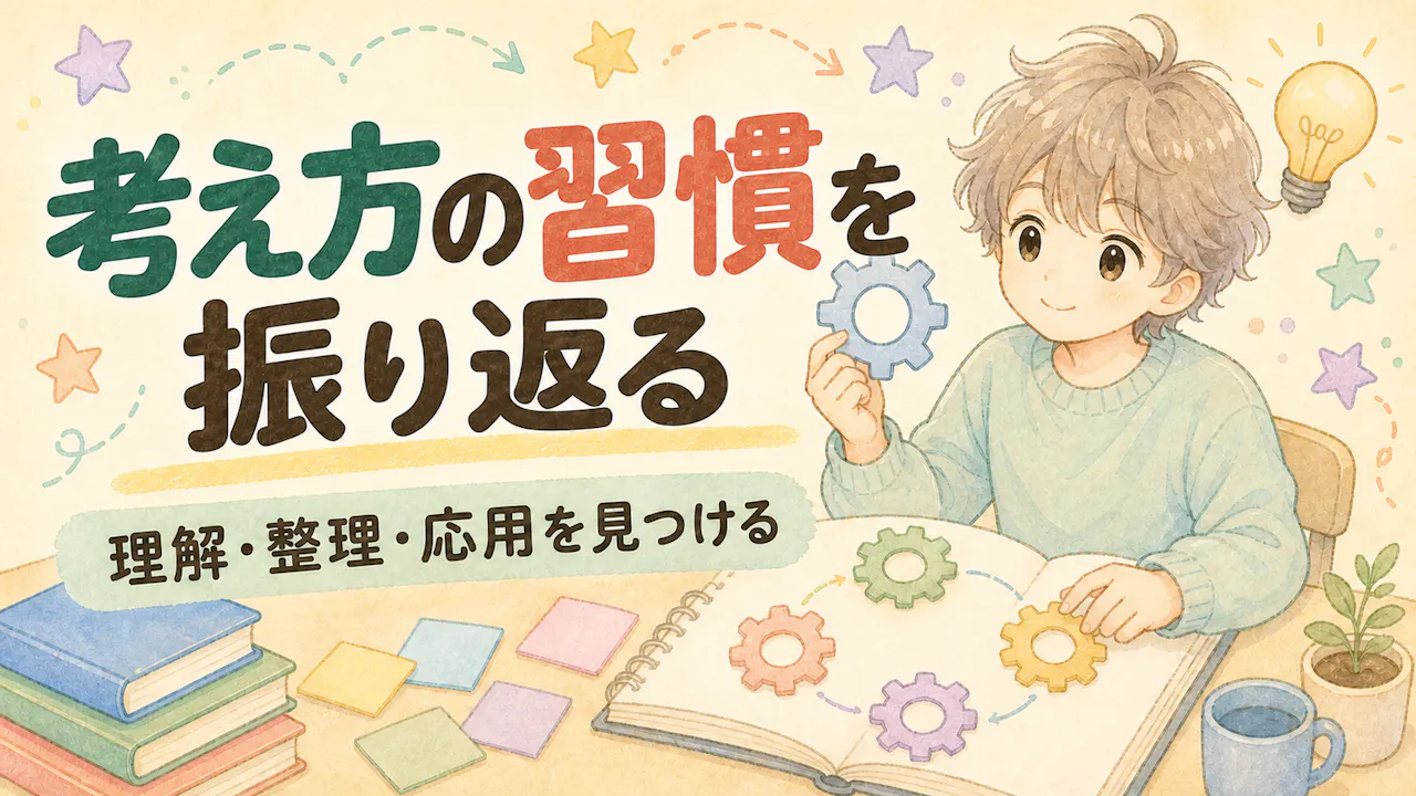 考え方の習慣を振り返る
